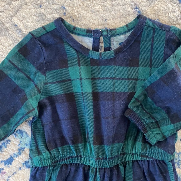 Plaid long sleeve romper - Picture 2 of 4